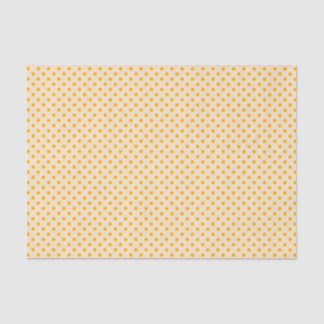 Puntos De Polka Amarillo En Papel De Tejido Crema