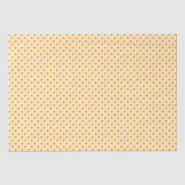 Puntos De Polka Amarillo En Papel De Tejido Crema