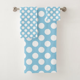 Puntos de Polka Azul, Patrón De Punto De Polka, Pu