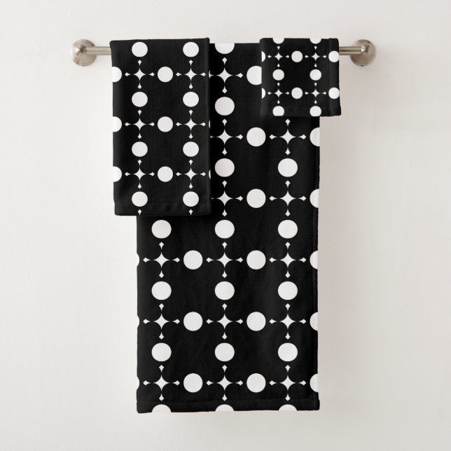 Puntos de Polka Blanco, Patrón De Punto De Polka,  (In situ)