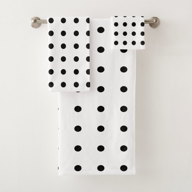 Puntos de polka negros y blancos (In situ)