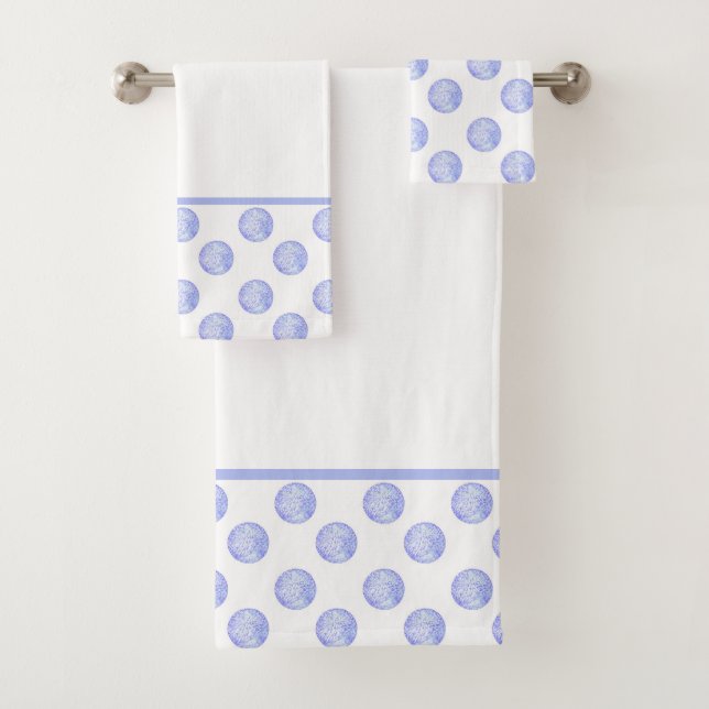 Puntos de Polka Periwinkle (In situ)