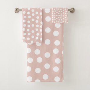 puntos de polka rosa de Rubor