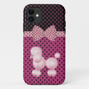 Puntos de Polka y Funda de iPhone de Pink Poodle 5