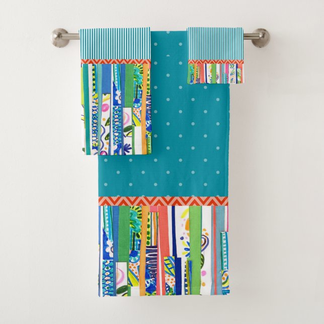 Puntos dramáticos "calipso" rompen la toalla azul (In situ)