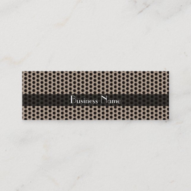 Puntos Metalizado negros de la tarjeta de perfil B (Anverso)