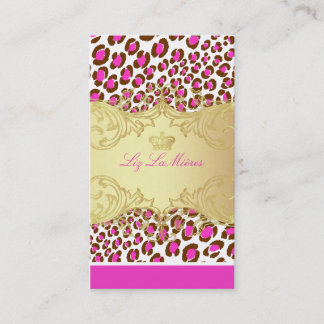 Puntos PixDezines Leopard / tarjetas de visita