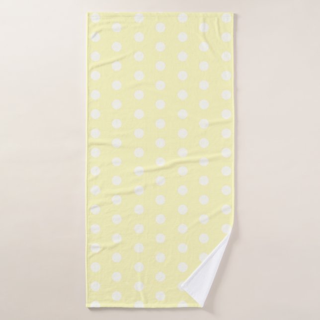 Puntos Poka Amarillos (Toalla de baño)