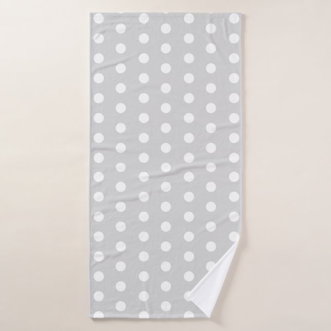 Puntos Poka Morados (Toalla de baño)