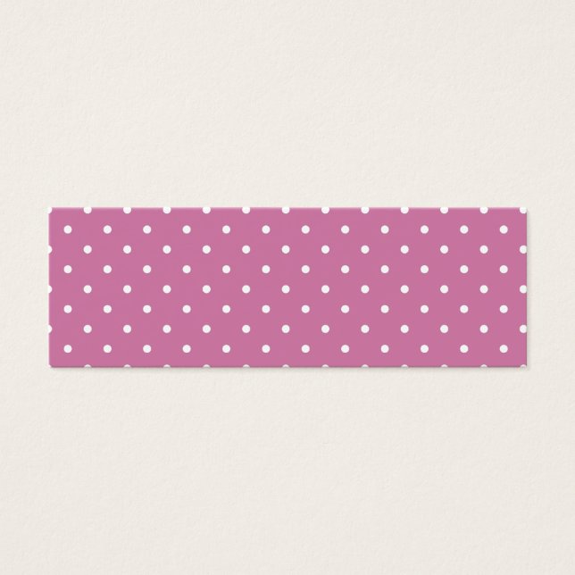 Puntos rosados de polka blanca (Frente)
