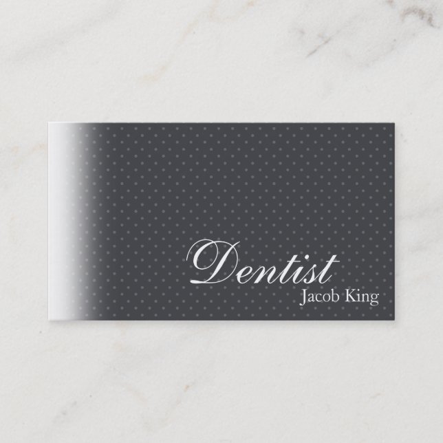 Puntos simples de la tarjeta de visita del (Anverso)