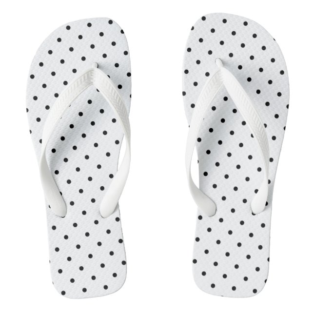 Puntos suizos en blanco | Sandalias (Plantilla)