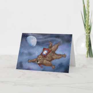 Punxsutawney Phil, tarjeta del super héroe del