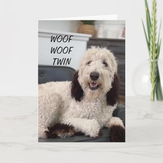 PUP AYUDA A DECIR **FELIZ TARJETA DE CUMPLEAÑOS DE (Anverso)