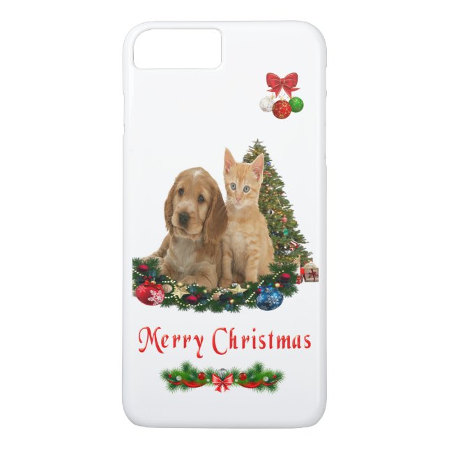 Puppy y Kitten iPhone 8/7 más funda (Reverso)