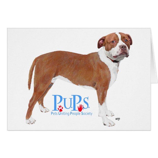 PUPs Rescató Pit Bull (Anverso (Horizontal))