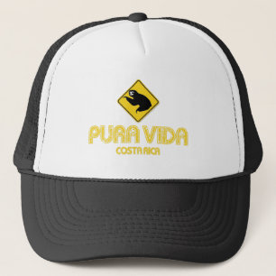 Pura vida Sloth cruzando Gorra de Costa Rica