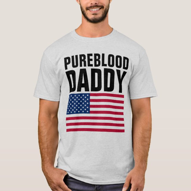 PUREBLOOD DAD DADDY MENS Camisetas (Anverso)