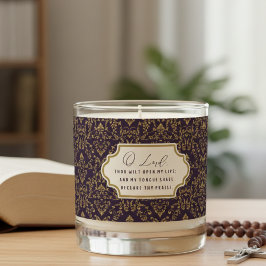 Purple and Gold Damask Lectio Divina Mental Prayer