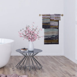 Purple and Gold Striped Modern