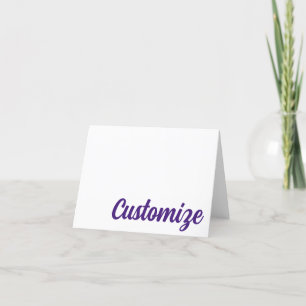 PURPLE Baton Rouge, tarjeta de nota personalizada 