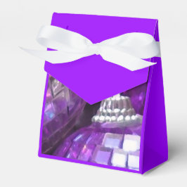 Purple Baubles caja de favores morado