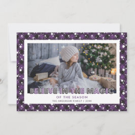 Purple Believe en las tarjetas de Navidades de fot