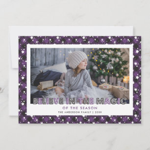Purple Believe en las tarjetas de Navidades de fot