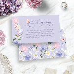 Purple Bring Una Tarjeta De Receta<br><div class="desc">Presentamos nuestra Tarjeta de Receta Purple Bring A, donde las suaves acuarelas pintadas a mano se entrelazan con unas magníficas mariposas rosas y violetas, formando un fascinante ramo sobre un fondo de lavanda. Esta colección, que irradia romance y feminidad, es ideal para un brunch nupcial o un fiesta de jardín...</div>