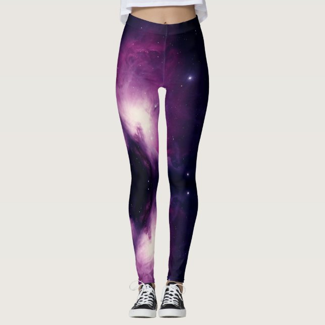 Purple celestial activewear yoga Leggings (Anverso)