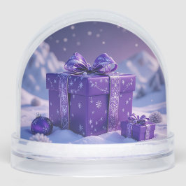 Purple Christmas presenta Globe de nieve