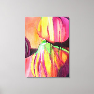 Purple Figs acuarela arte original pintura de gote