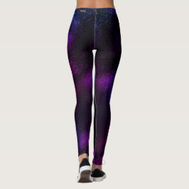 Purple Galaxy Ombre leggings Waveline marca