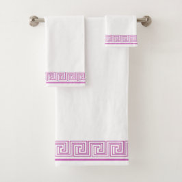 Purple Grecian Frieze Design
