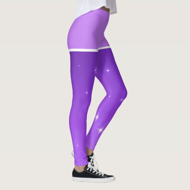 "PURPLE HAZE" - LEGGINGS DE ROPA ACTIVA (Derecha)