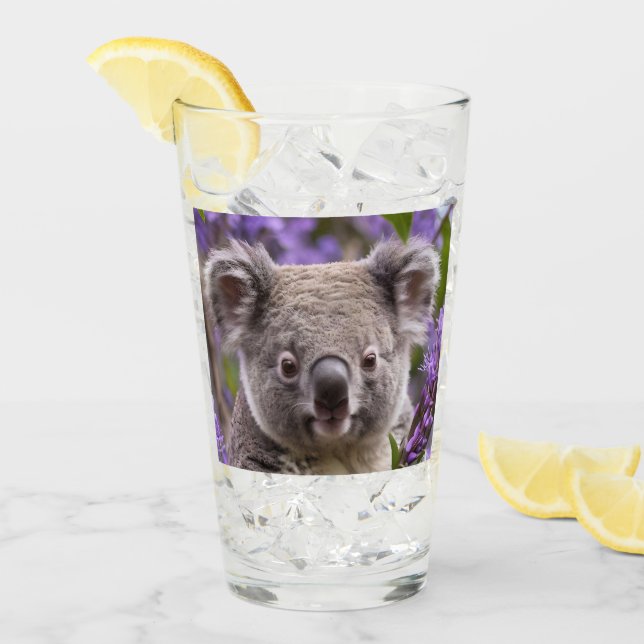 Purple Jacaranda Koala Bear, (Anverso (hielo))
