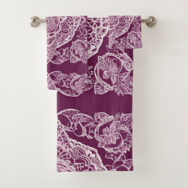 Purple mandala AI art 