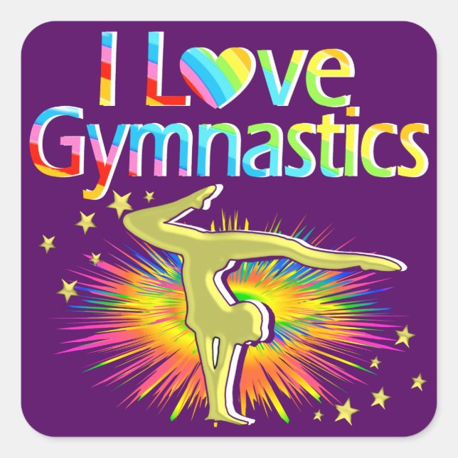 PURPLE, ME ENCANTAN LOS PEGATINAS DE GIMNASIA (Anverso)
