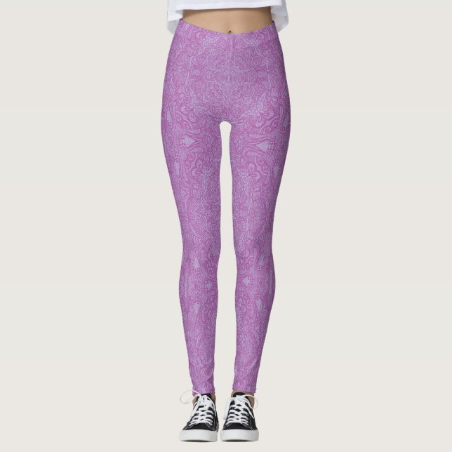 Purple Medallion Leggings (Anverso)
