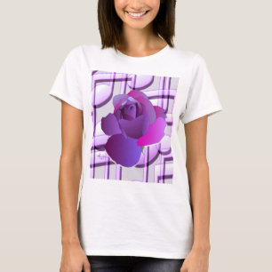 Purple Music Notes Purple Rosa Crop Tank Top