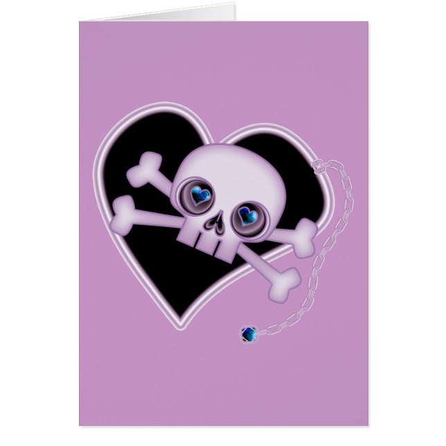 Purple Neon Skull (Frente)