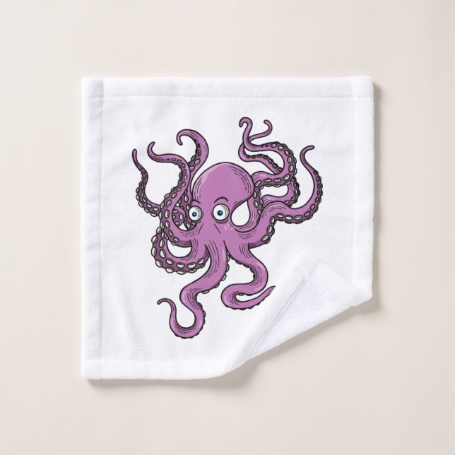 Purple Octopus (Toallita)