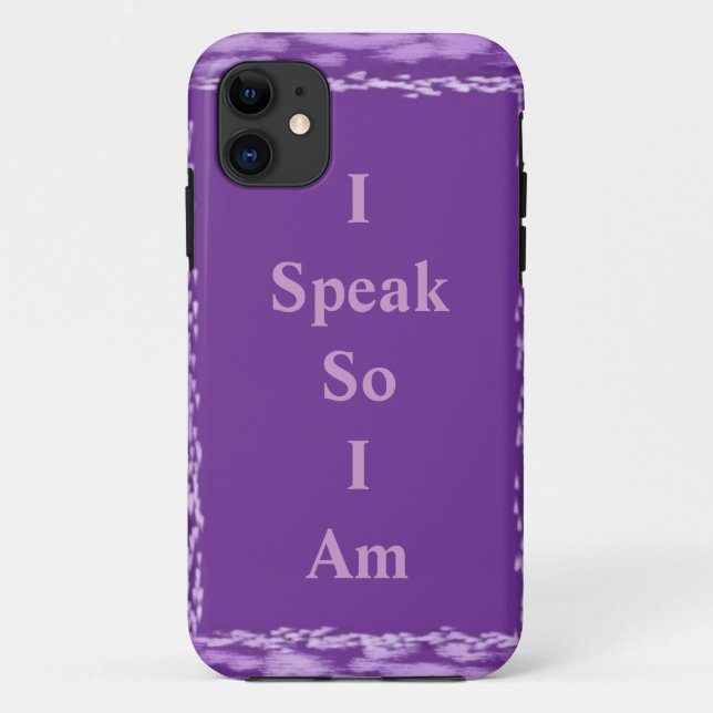 Purple Paint Strokes Funda para iPhone 5 (Reverso)