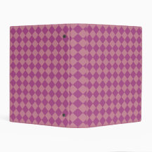 Purple Pink Checker Diamond Pattern
