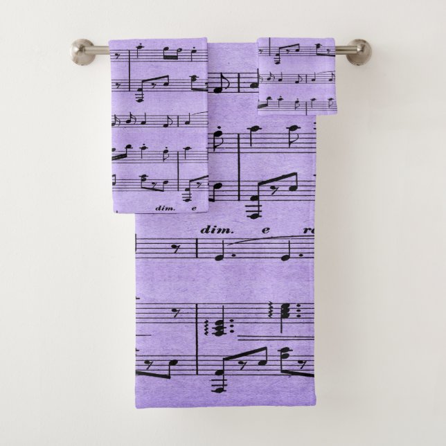 Purple Sheet Music (In situ)