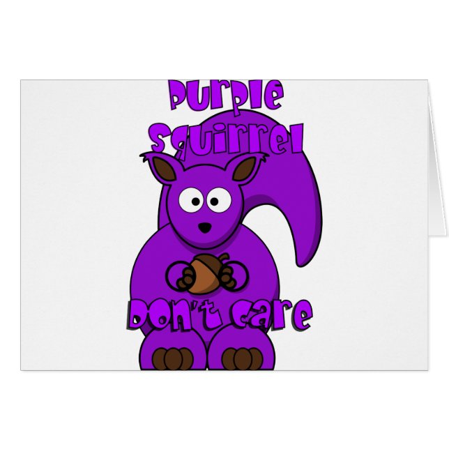Purple Squirrel Don't Care (Anverso (Horizontal))