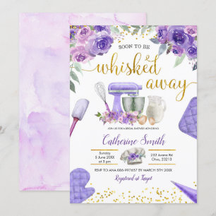 Purple Stock la invitación a la ducha de novia en
