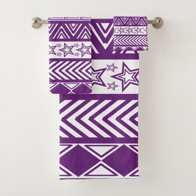 Purple Tribal Design (In situ)
