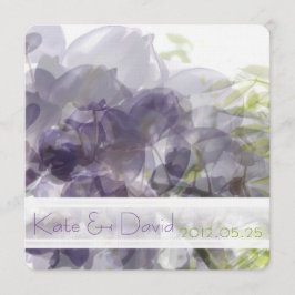 © Purple Wisteria Whisper Wedding Invitaciones