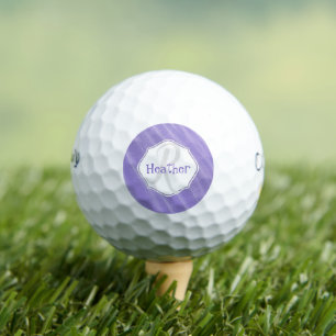 Púrpura arena riega bolas de golf personalizadas